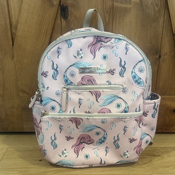 Discontinued Petunia Pickle Bottom Disney Little Mermaid diaper bag / backpack